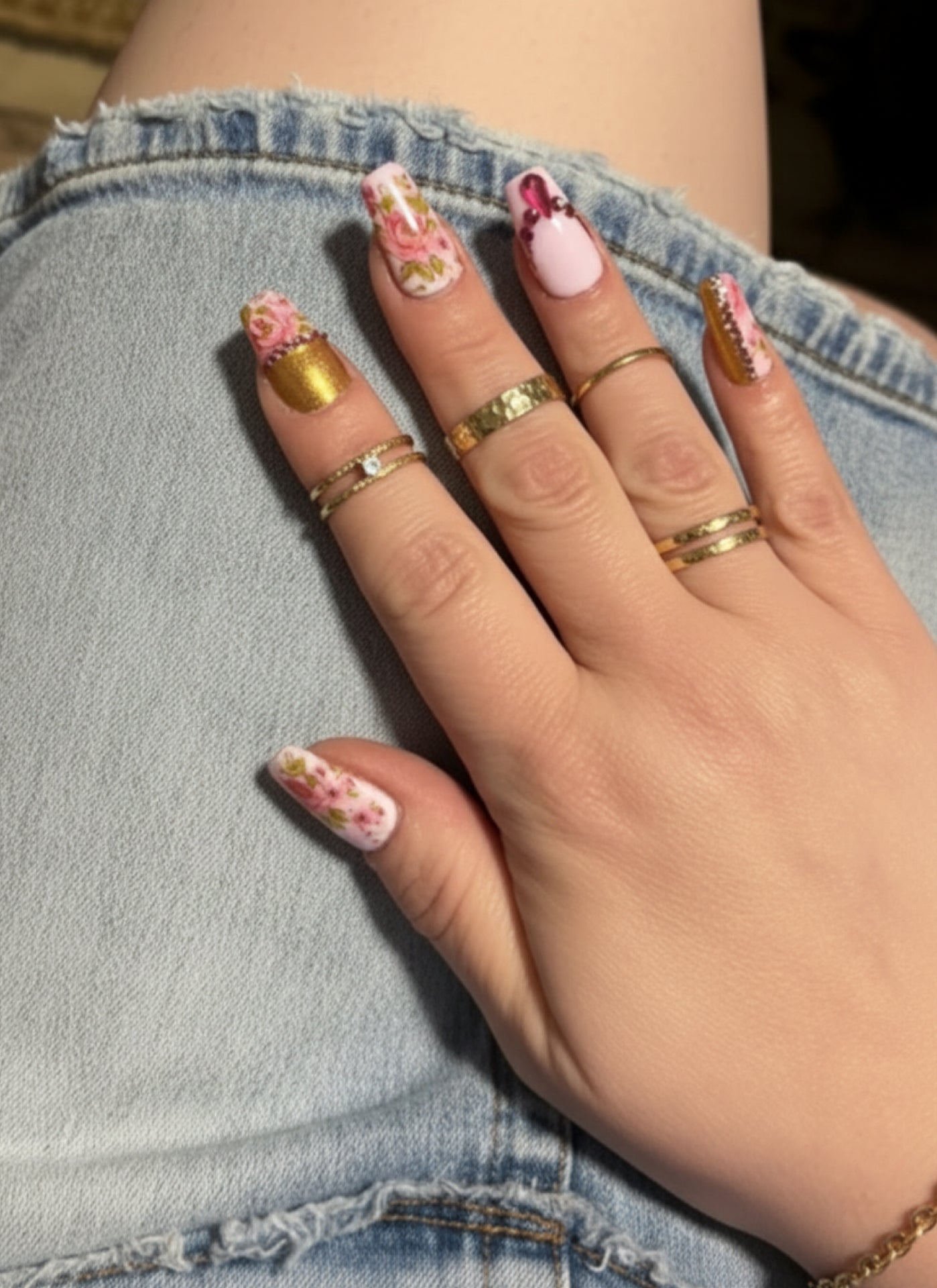 Floral and Gold