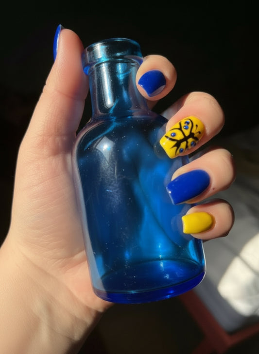 Blue and Yellow Butterfly